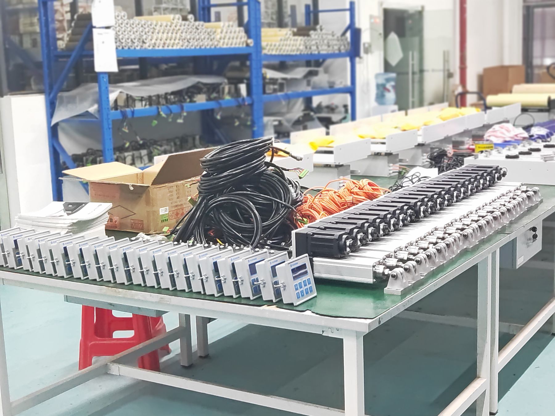 Controllers and sensors being prepared